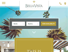Tablet Screenshot of bellavistaapartments.net